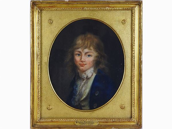 Scuola inglese della fine del XVIII secolo - Portrait of Gilles Daubeney of Cirencester
