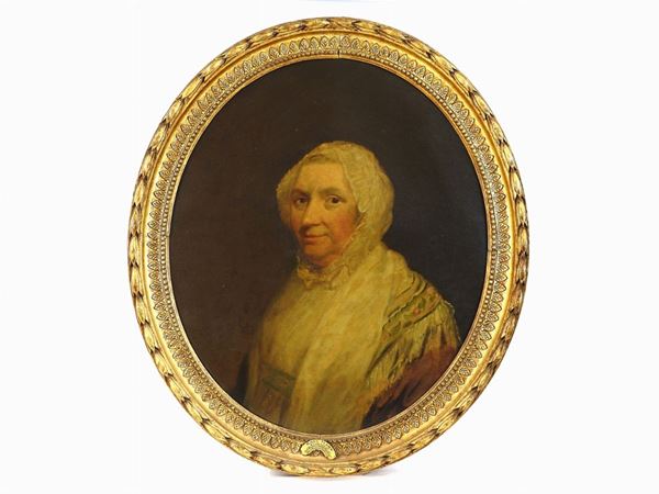 Artista inglese del XIX secolo - Portrait of Rose Mary daughter of John Michelet of Molière Dauphiny and wife of Benjamin Heath