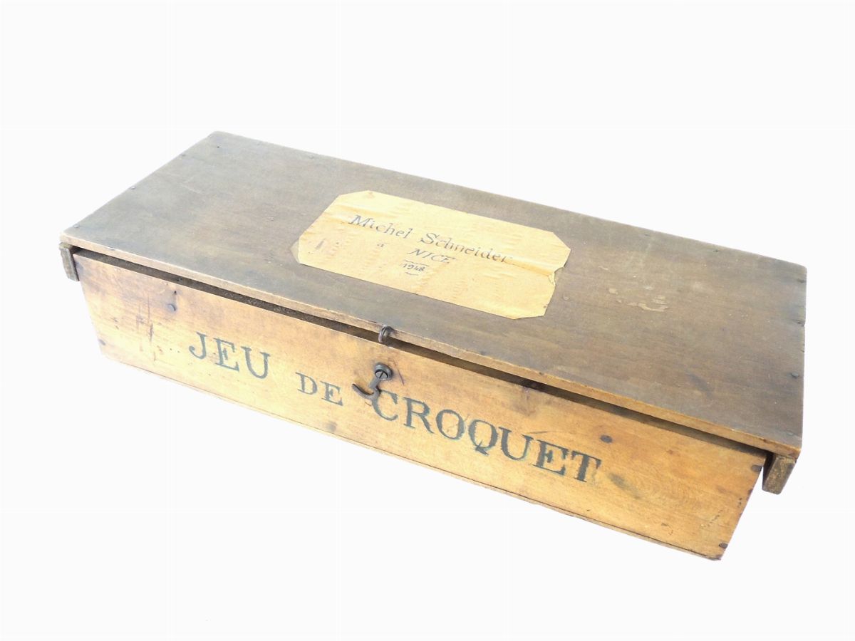Michel Schneider, Jeu De Croquet