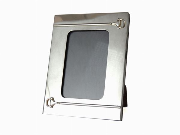 Silver-plated Metal Frame, Gucci