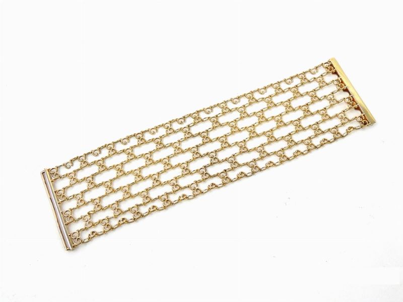 Bracciale in Argento Dorato, Gucci