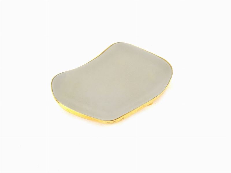 Spilla in Argento Sterling Dorato e Resina, Gucci