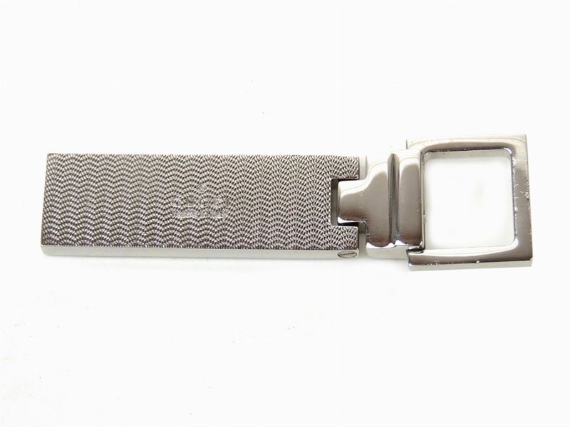 Portachiavi in Metallo Argento, Gucci