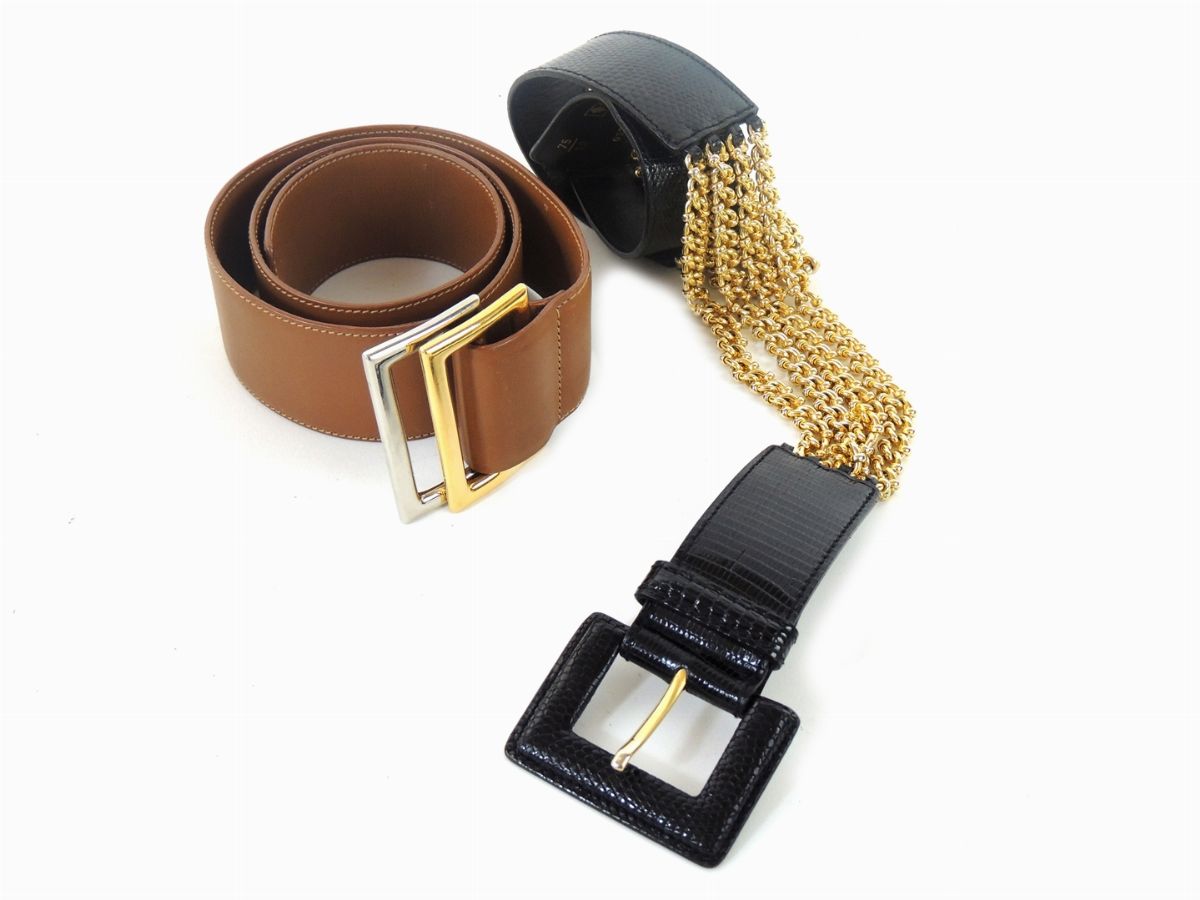 Due Cinture in Pelle, Gucci