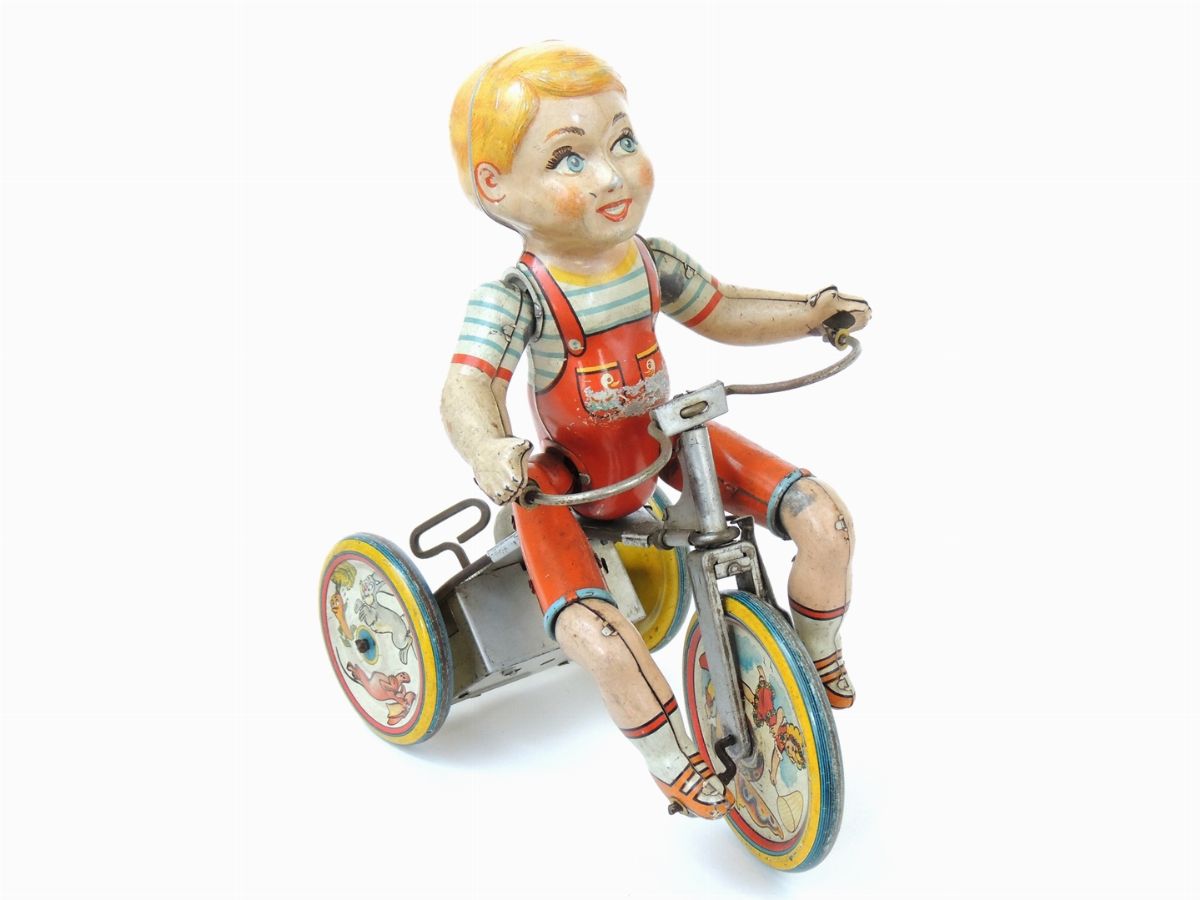 Unique Art Mfg, Triciclo con Bambino