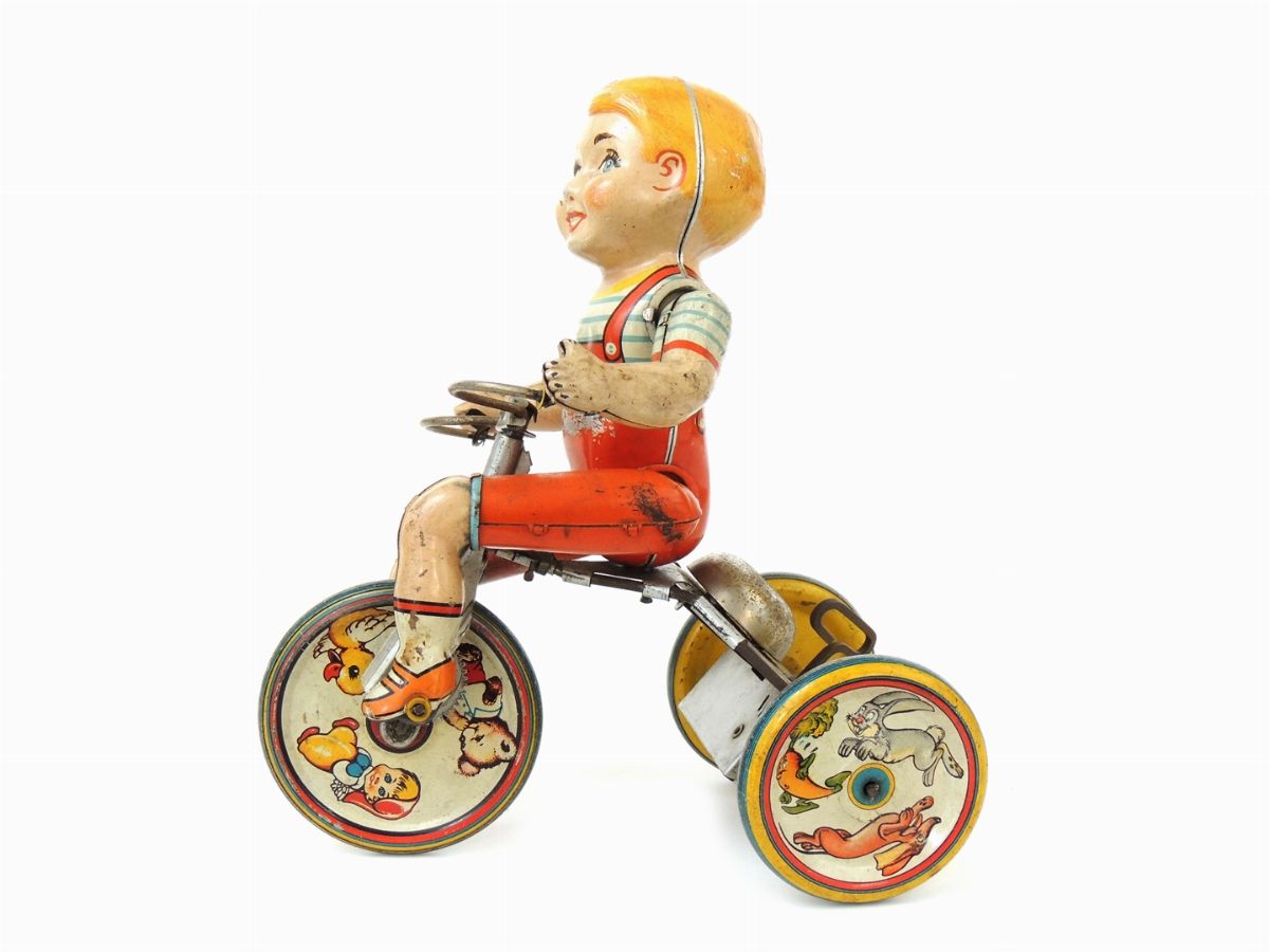 Unique Art Mfg, Triciclo con Bambino