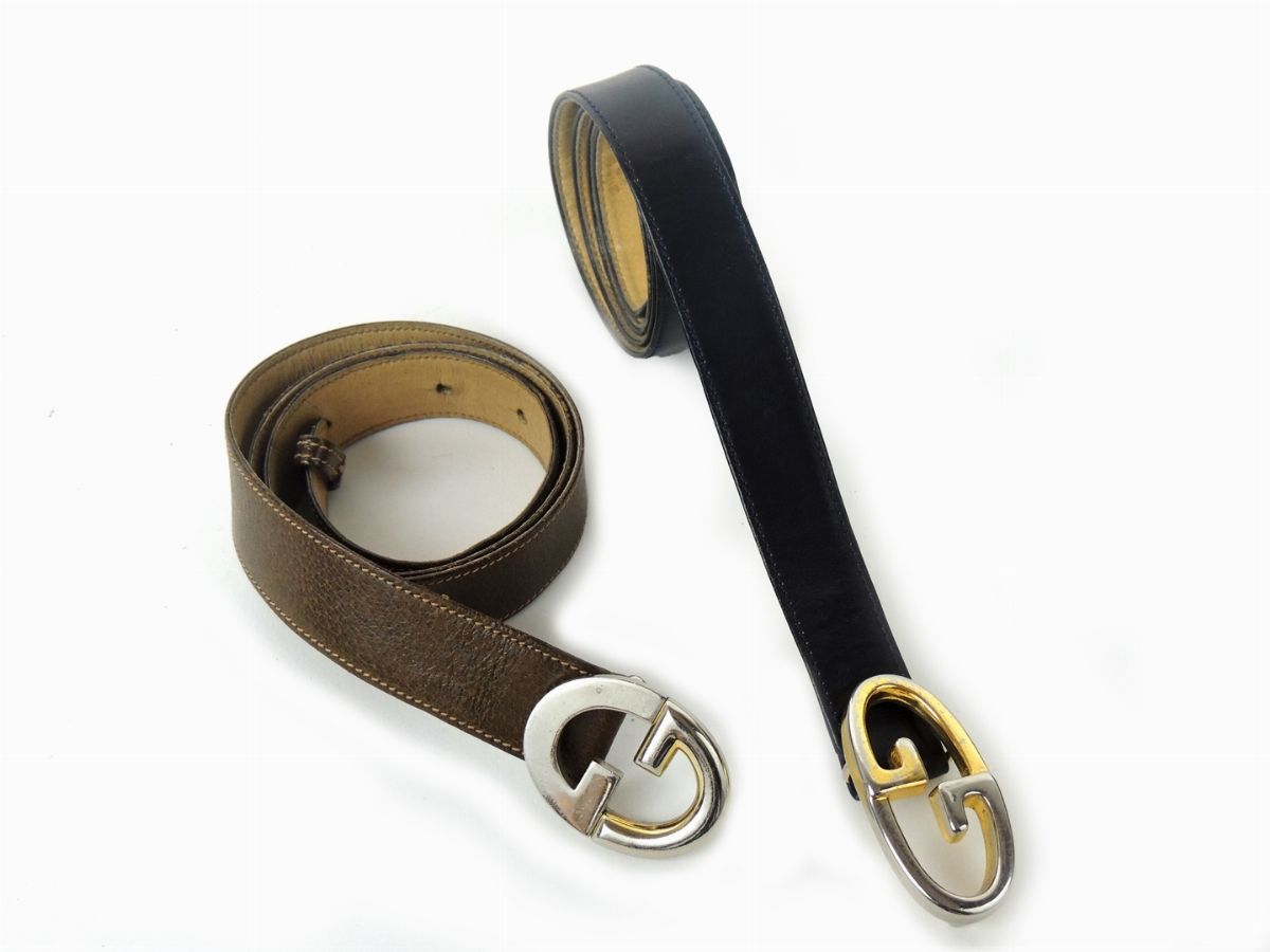 Due Cinture in Pelle, Gucci