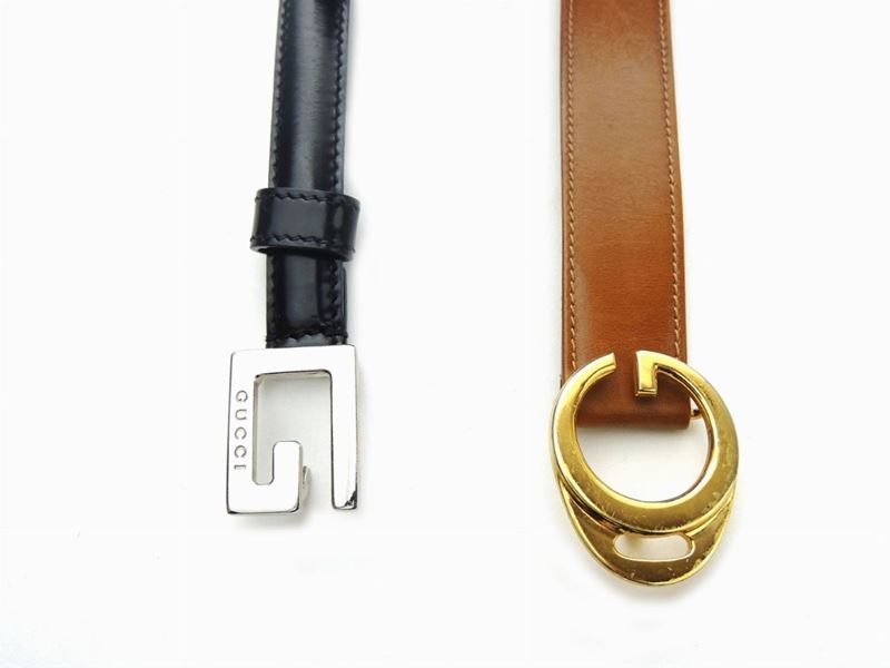 Due Cinture in Pelle, Gucci