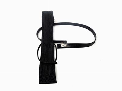 Due Cinture in Pelle Nera, Gucci