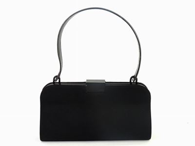 Borsa a Mano in Tessuto Nero, Gucci