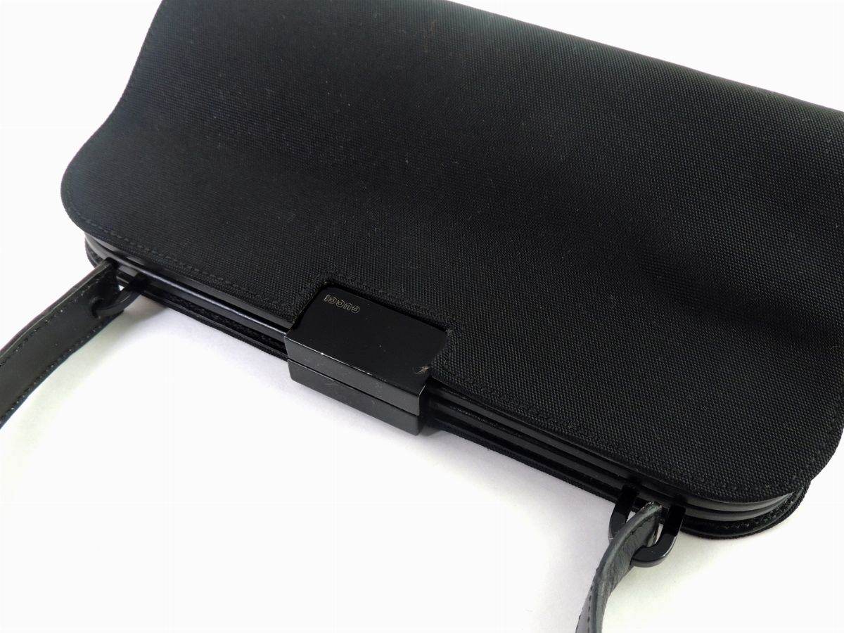 Borsa a Mano in Tessuto Nero, Gucci