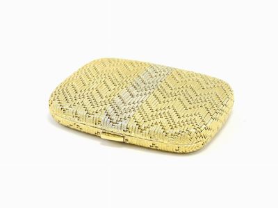 Scatola Portacipria in Oro Bicolore