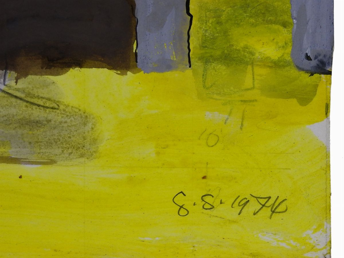 Graham Vivian Sutherland - Paesaggio Giallo 1974