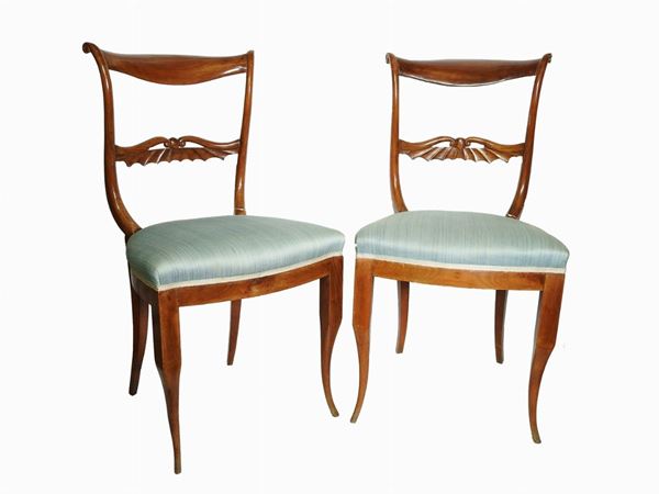 A Pair of Walnut Chairs