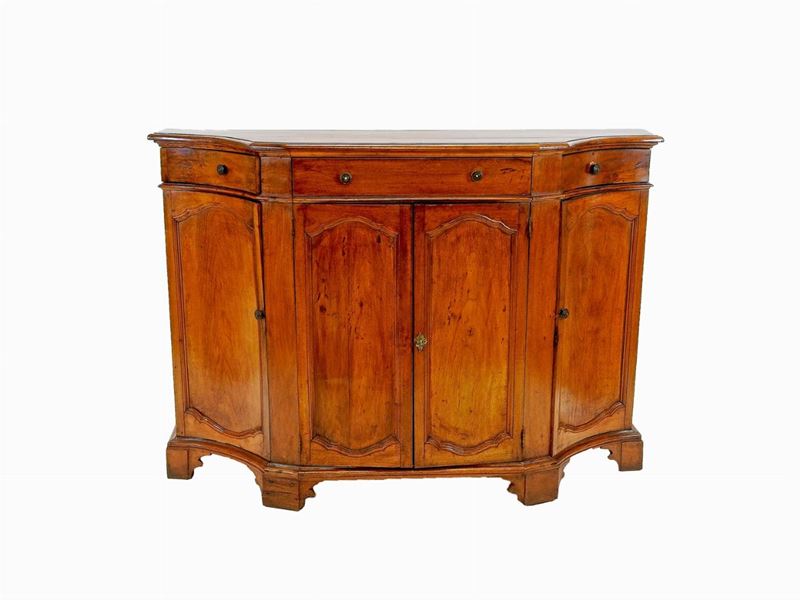 Credenza Scantonata in Noce