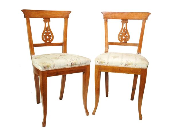 A Pai or Walnut Chairs