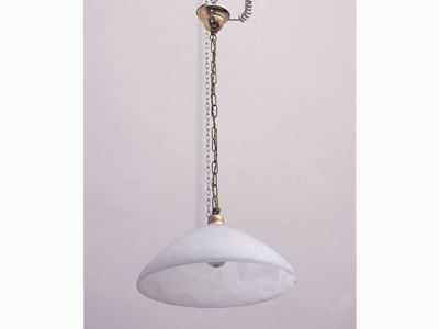 Lampadario in Vetro Satinato