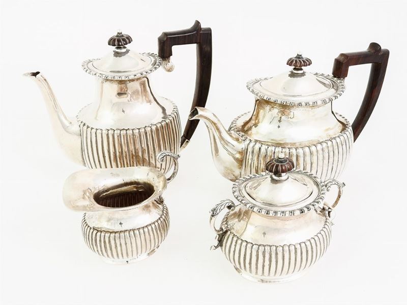 Servito da Te e Caffè in Argento