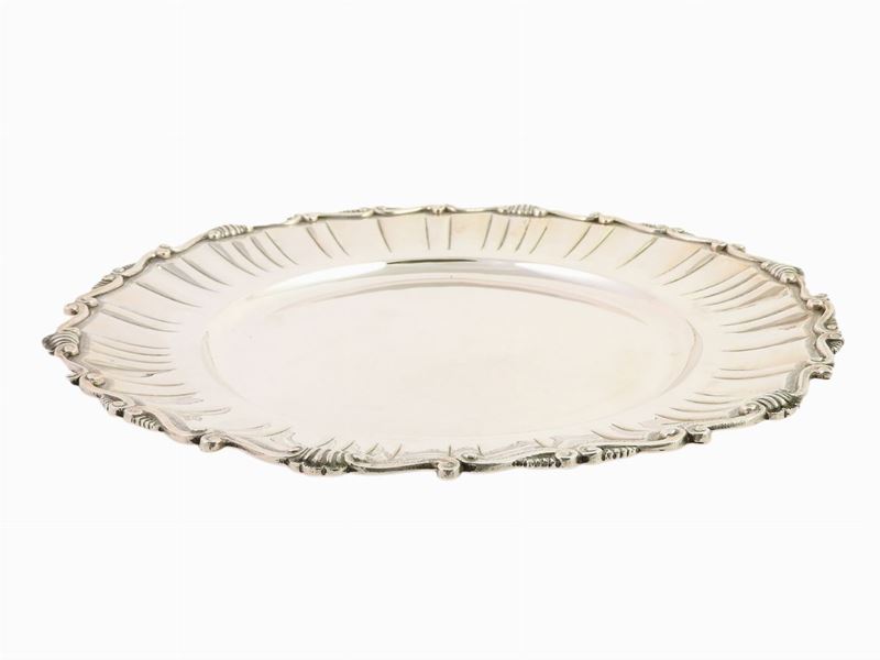 Vassoio Rotondo in Argento