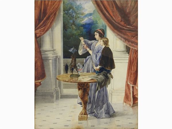 Gerolamo Induno - Farfalle 1886