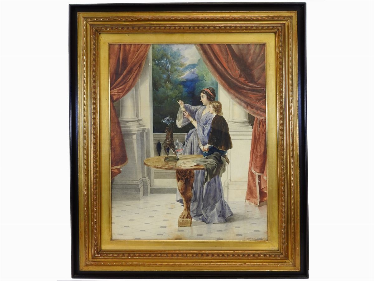 Gerolamo Induno - Farfalle 1886
