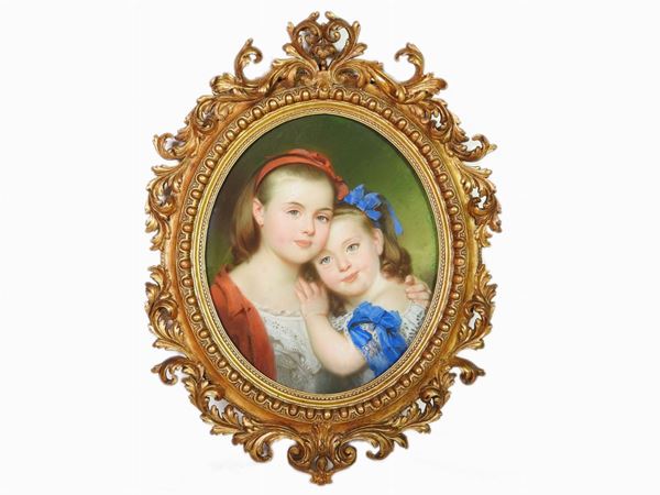 Charles Edouard Boutibonne - Ritratti di bambine 1865