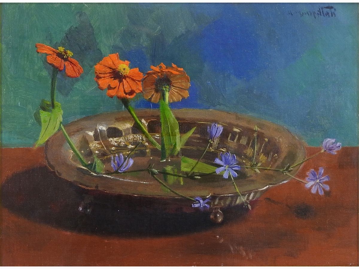 Antonio Maria Aspettati - Nature Morte con Vasi di Fiori