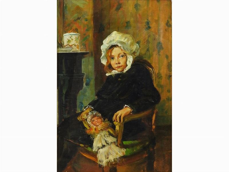 Ritratto di Bambina con Bambola