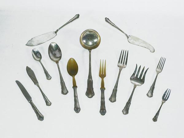 A Silver Cutlery Set  - Auction Furniture and Old Master Paintings - First Session - II - Maison Bibelot - Casa d'Aste Firenze - Milano