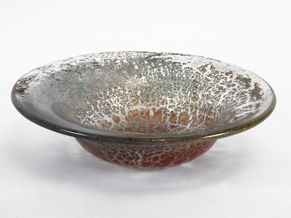 Ercole Barovier - A Blown Glass Bowl, Barovier e Toso, Murano, 1950s