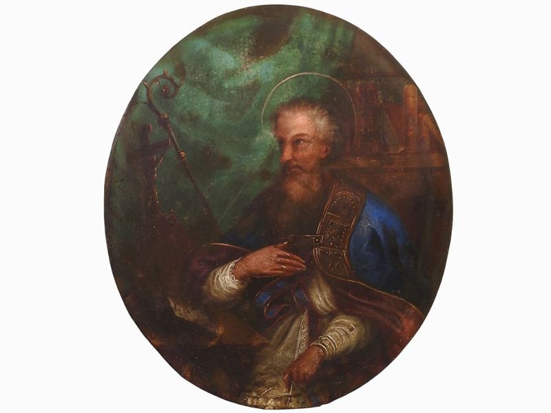 Scuola Romana della Fine del XVIII Secolo - Sant'agostino nello Studio