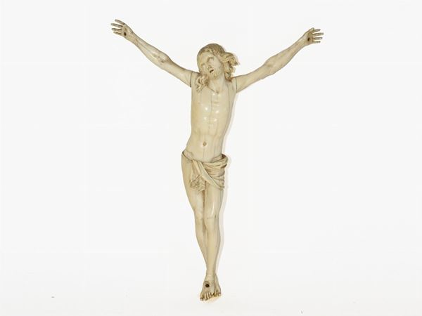 A Carved Ivory Figure of the Crucified Christ  (18th Century)  - Auction Furniture and Old Master Paintings - First Session - II - Maison Bibelot - Casa d'Aste Firenze - Milano