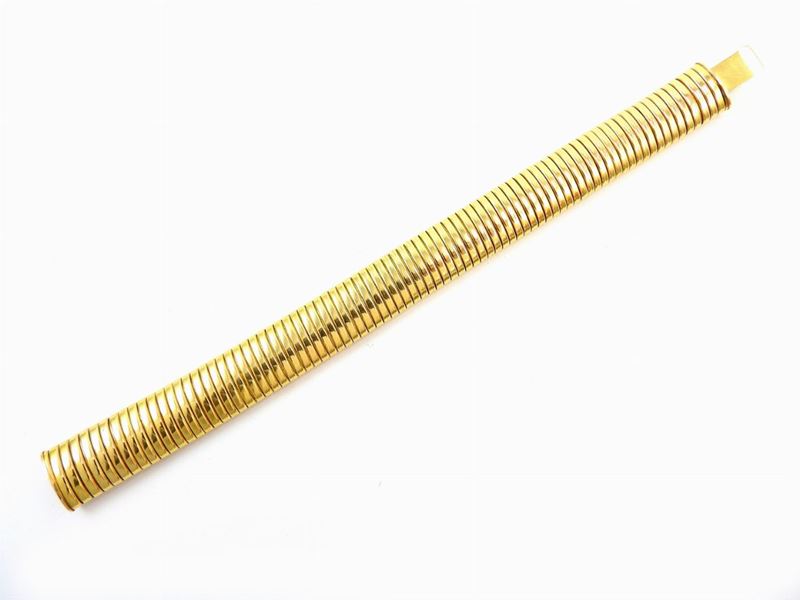 Bracciale Tubogas in Oro Giallo