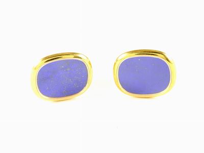 Gemelli Patek Philippe in Oro Giallo e Lapislazzuli