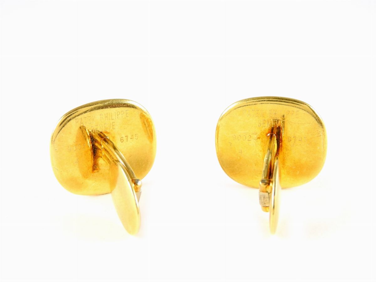 Gemelli Patek Philippe in Oro Giallo e Lapislazzuli