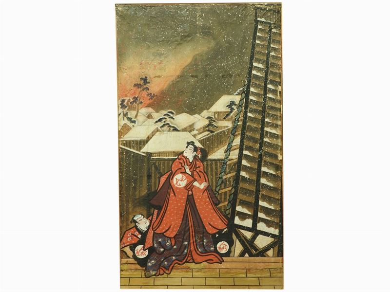 Pannello da Teatro Kabuki