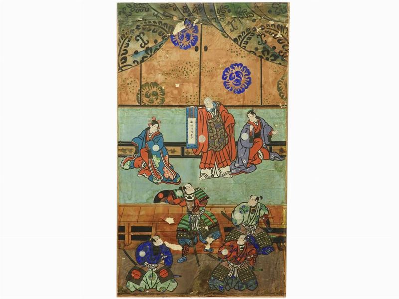 Pannello da Teatro Kabuki