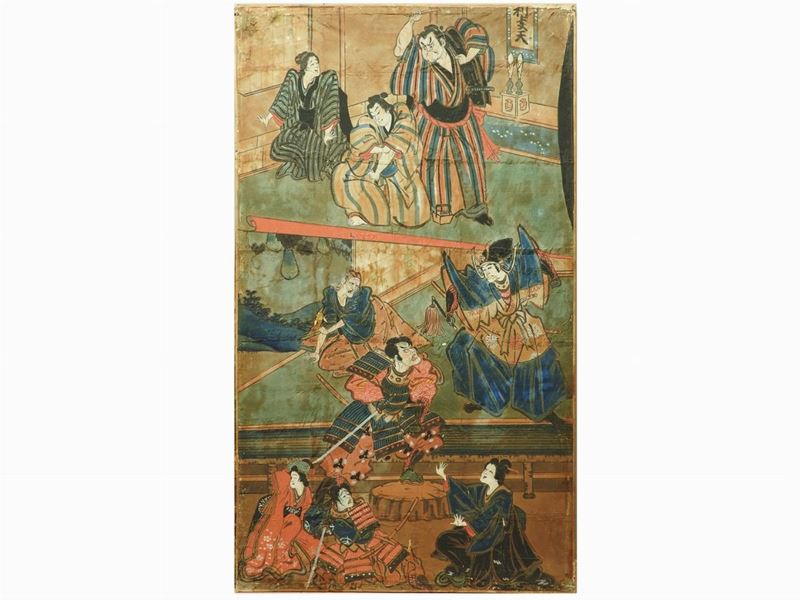 Pannello da Teatro Kabuki