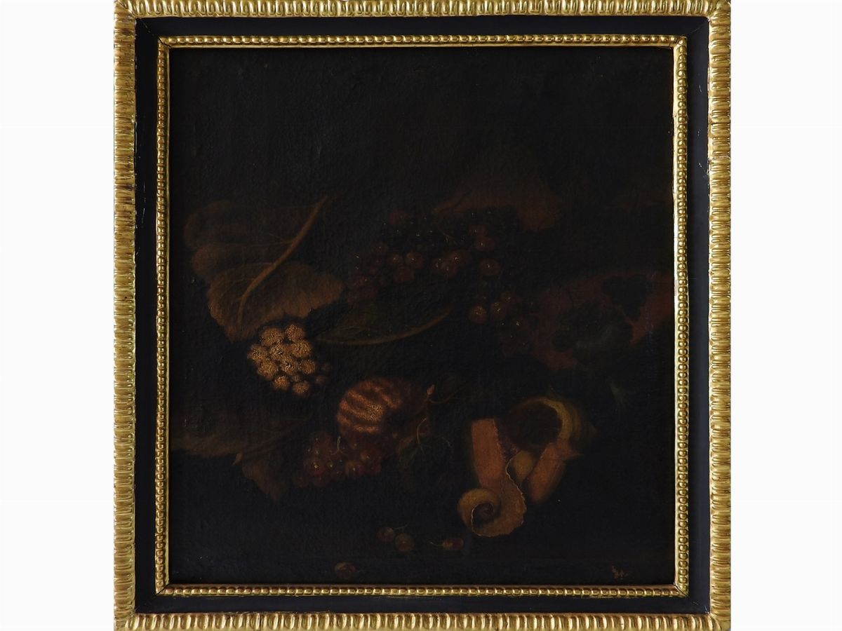 Scuola Napoletana del XVIII/XIX Secolo - Nature Morte con Frutta