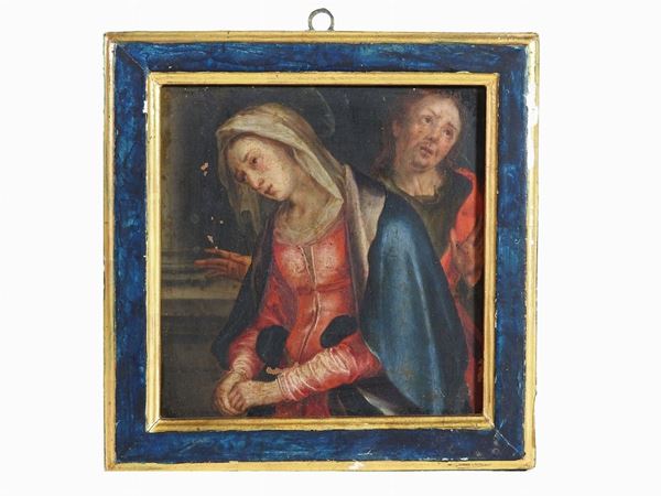 Scuola tedesca del XVII secolo : Our Lady of Sorrows  - Auction Forniture and Old Master Paintings - Second session - III - Maison Bibelot - Casa d'Aste Firenze - Milano