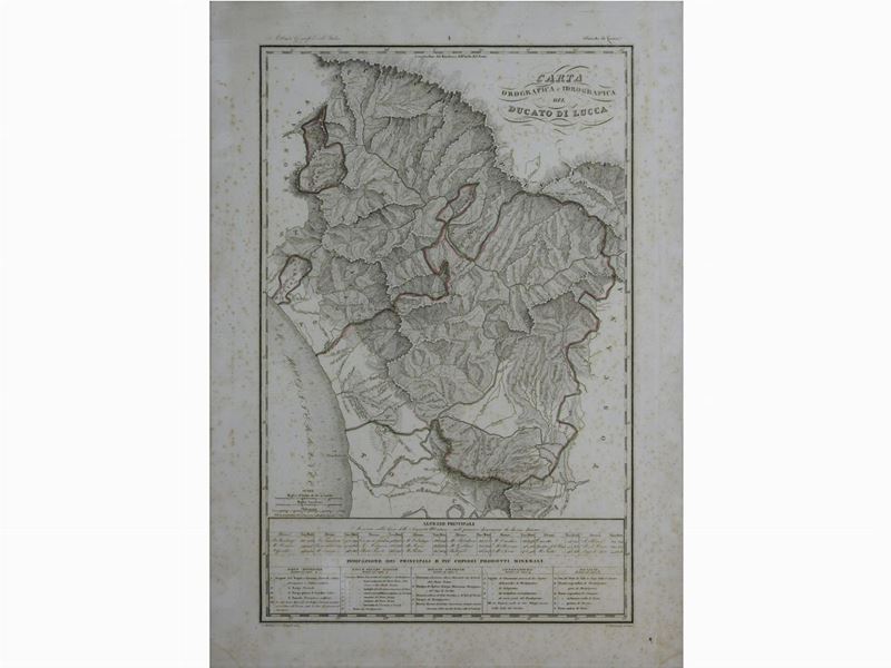Carte Geografiche del Ducato di Lucca