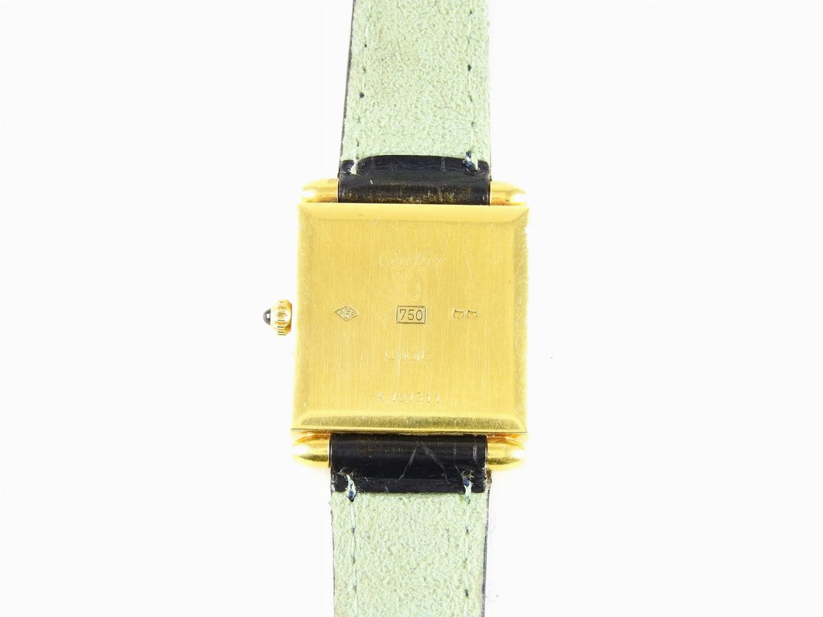 Orologio da Polso per Uomo Cartier in Oro Giallo