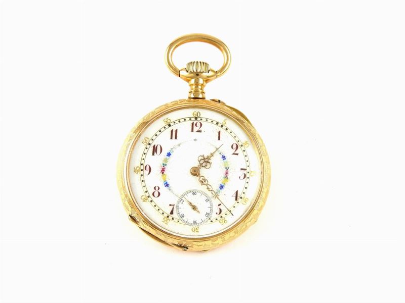 Orologio da Tasca Mermod Frères in Oro Giallo