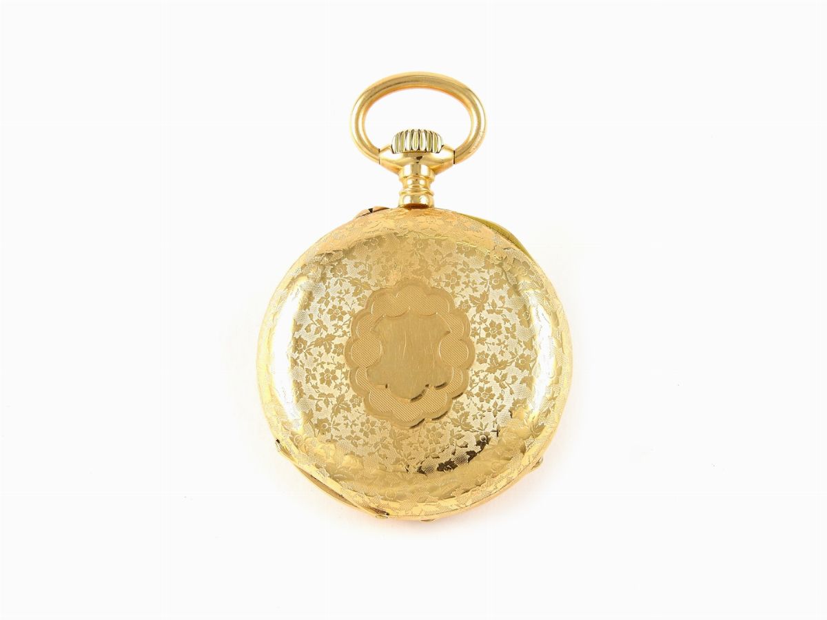 Orologio da Tasca Mermod Frères in Oro Giallo