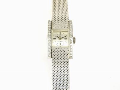 Orologio da Polso per Donna Omega in Oro Bianco e Diamanti