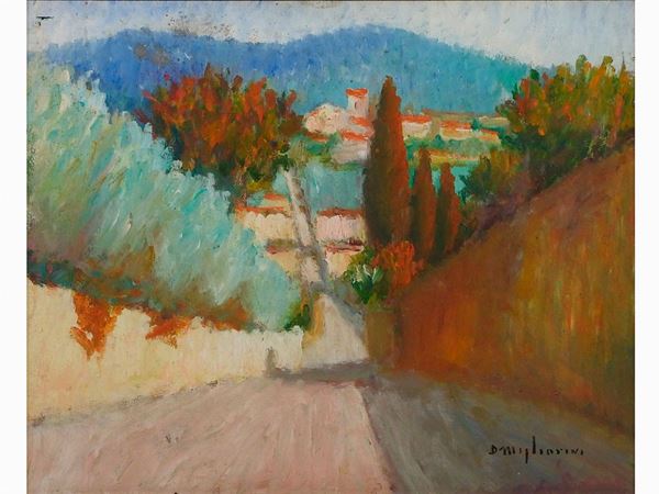 Dino Migliorini : Tuscan Landscape  ((1907-2005))  - Auction Modern and Contemporary Art / Design - I - Maison Bibelot - Casa d'Aste Firenze - Milano