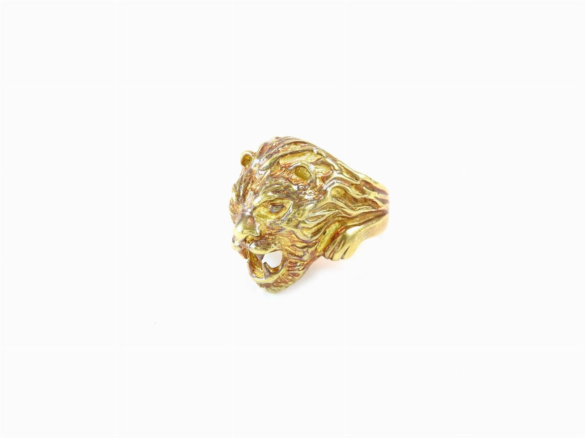 Anello Animalier in Oro Giallo