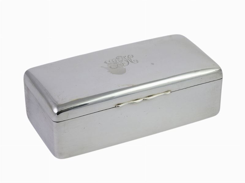 Scatola Portasigarette in Argento