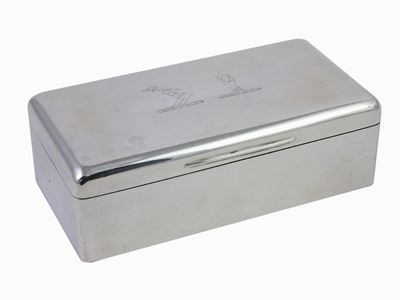 Scatola Portasigarette in Argento