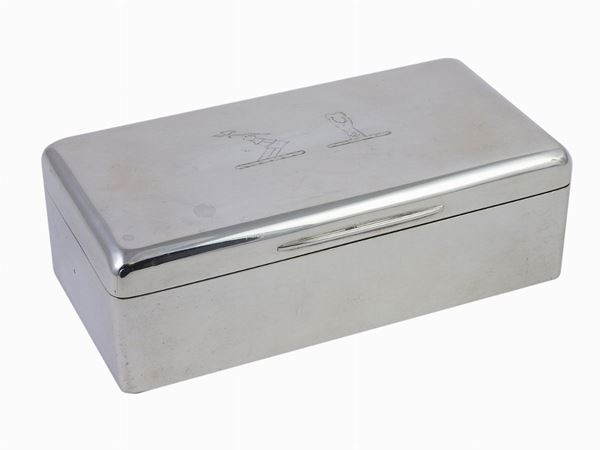 A Silver Cigarette Box  (London, 1897)  - Auction Furniture and Old Master Paintings - First Session - II - Maison Bibelot - Casa d'Aste Firenze - Milano